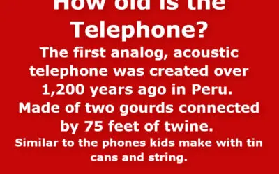 How old is the telephone?